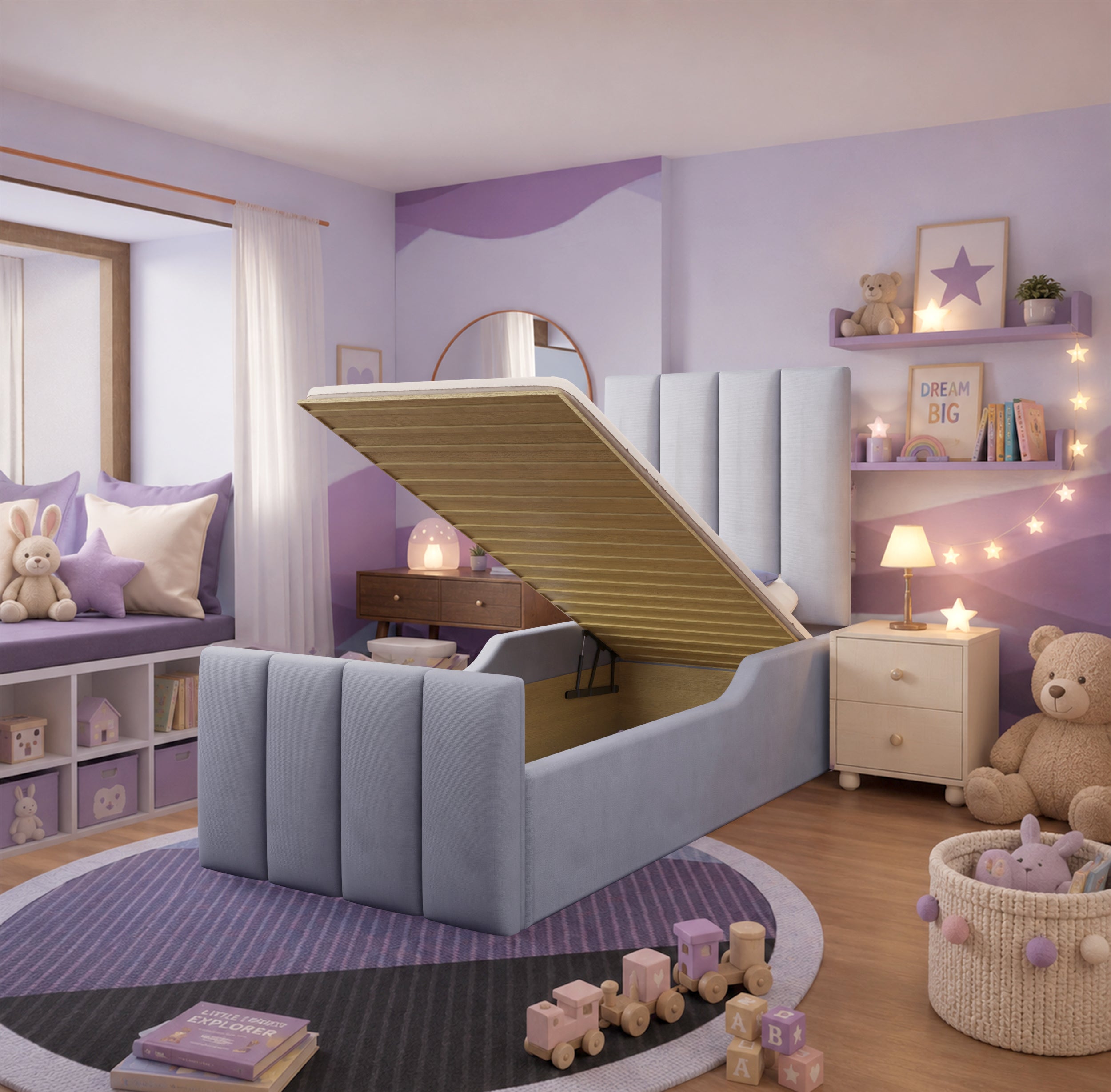 Kids Upholster Bed Frame (1)