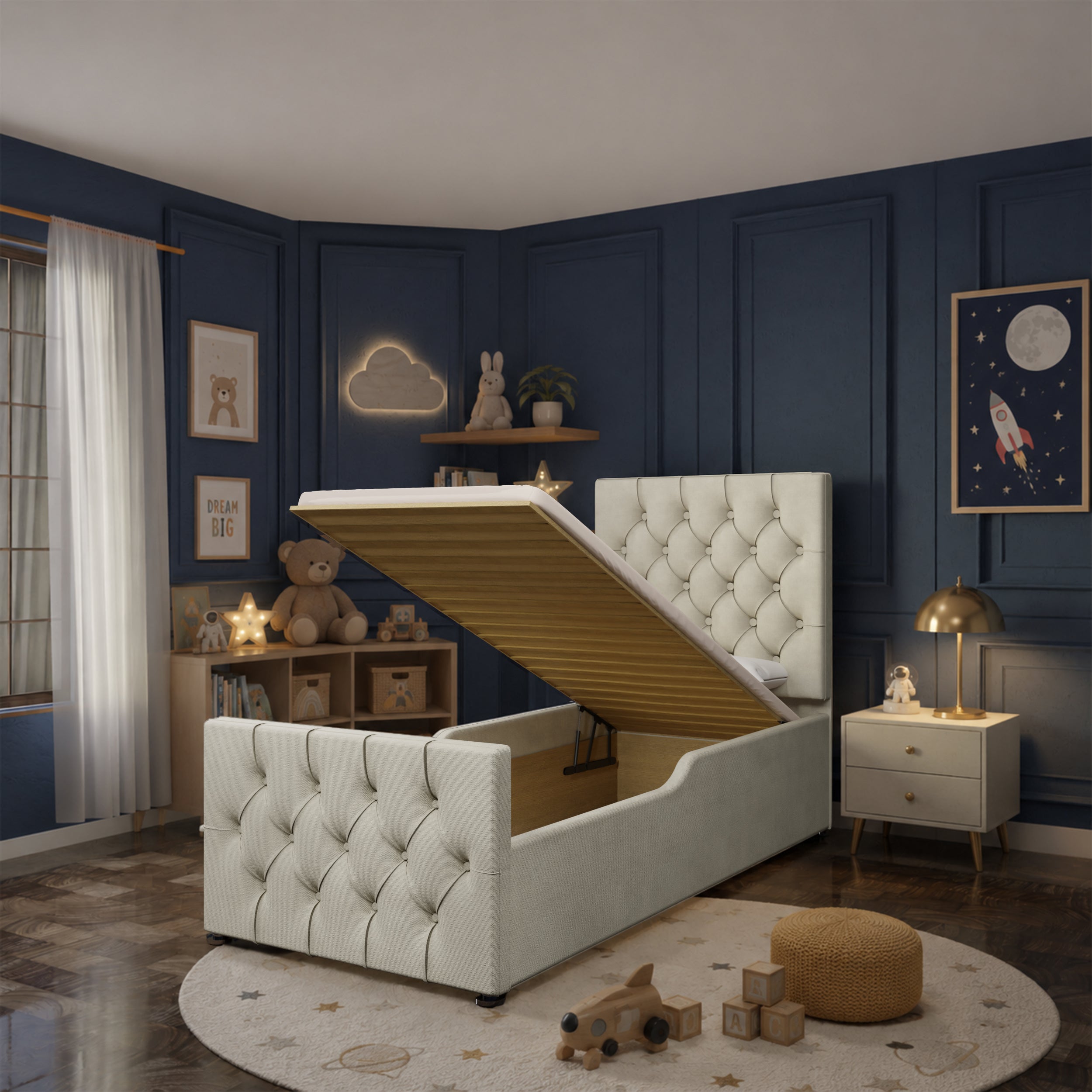 Kids Upholster Bed Frame (2)