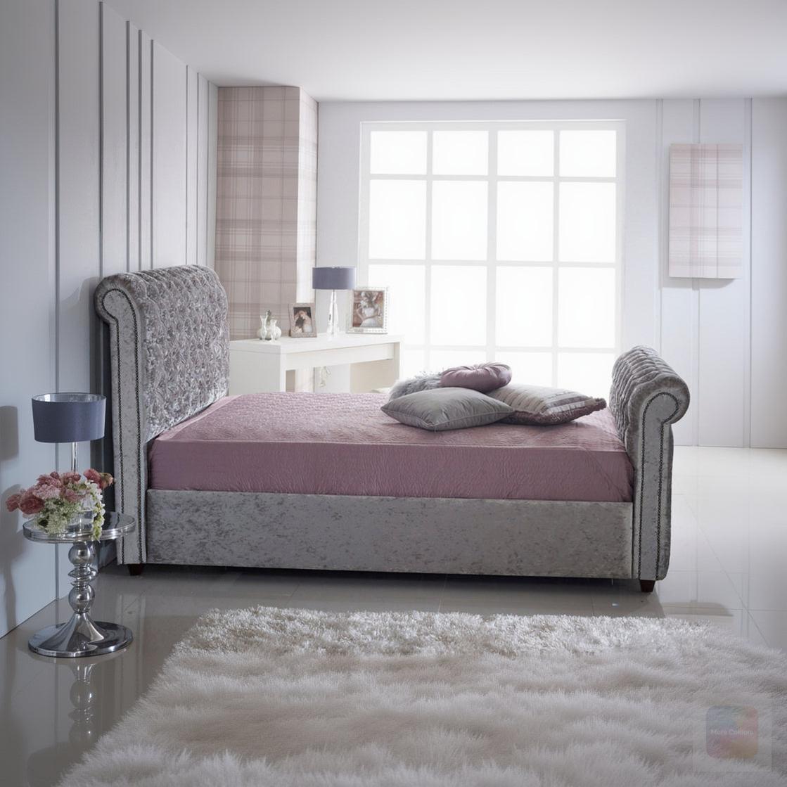 Chesterfield Bed Frame With Deep Buttoned Finish
