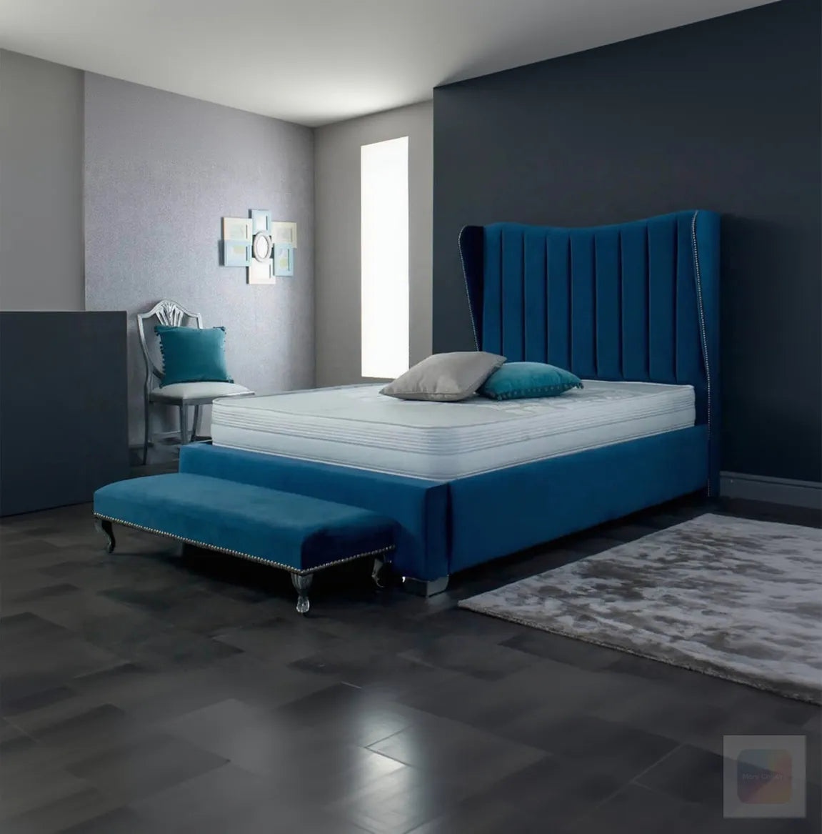 Berlin Wing Back Bed Frame