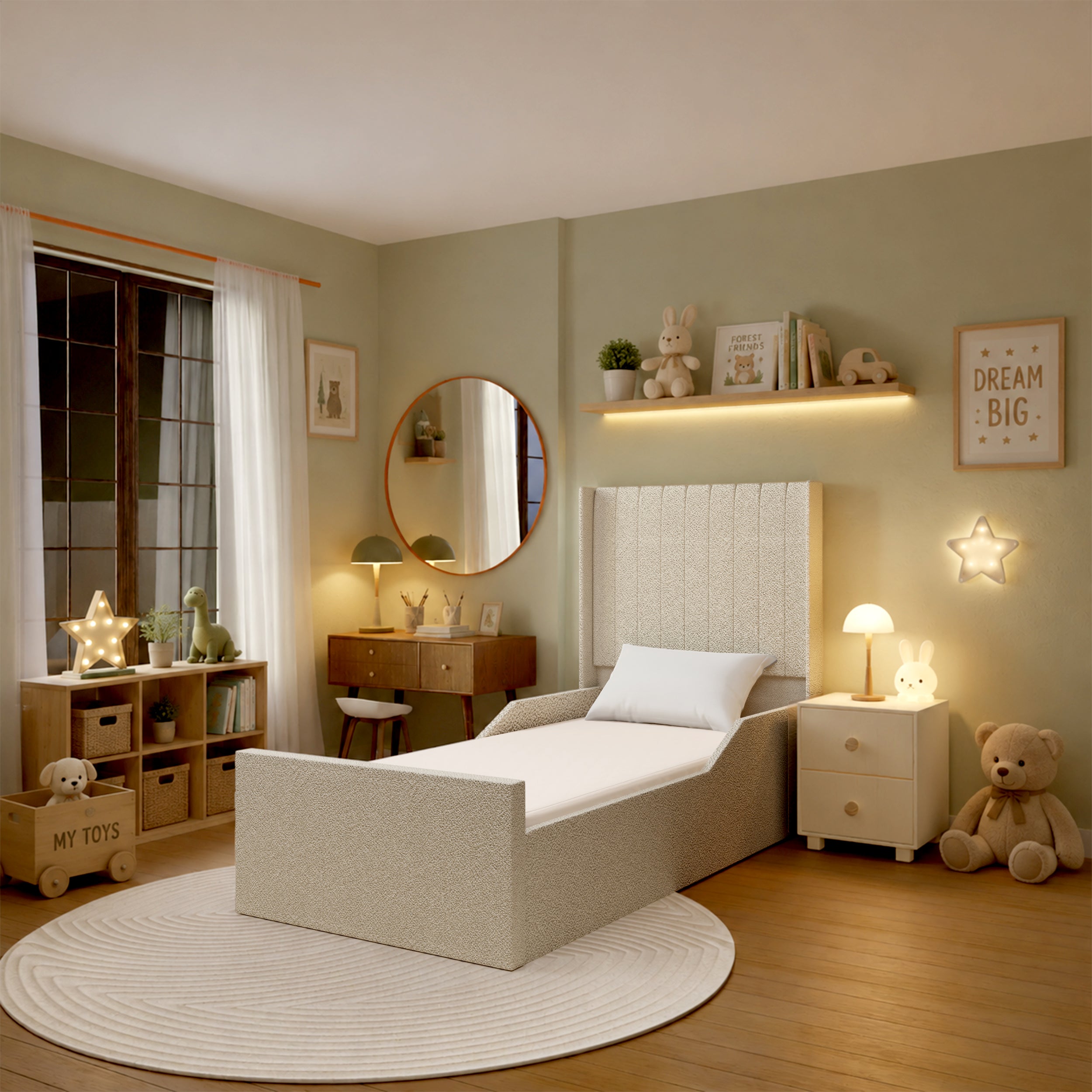 Kids Upholster Bed Frame (4)