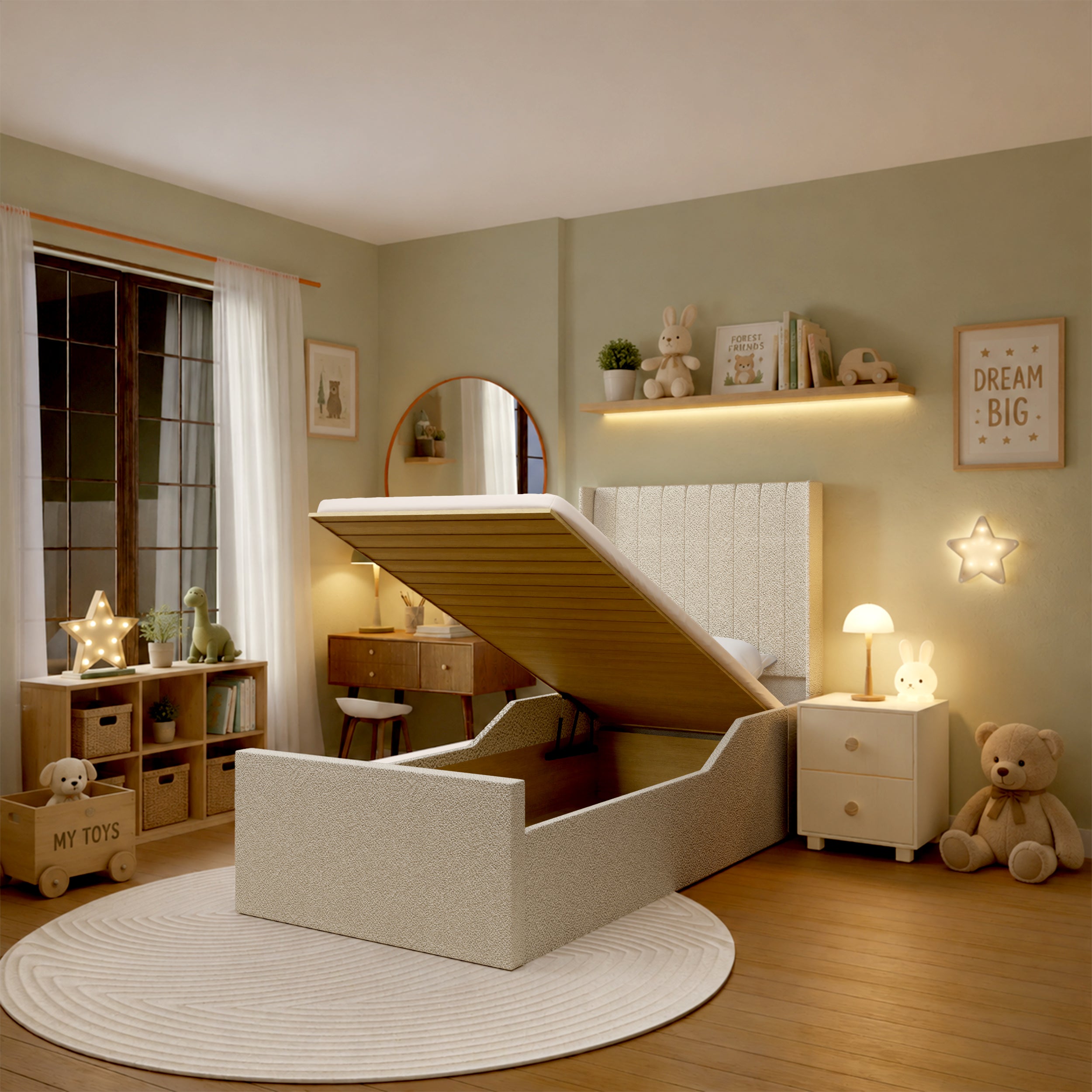 Kids Upholster Bed Frame (4)