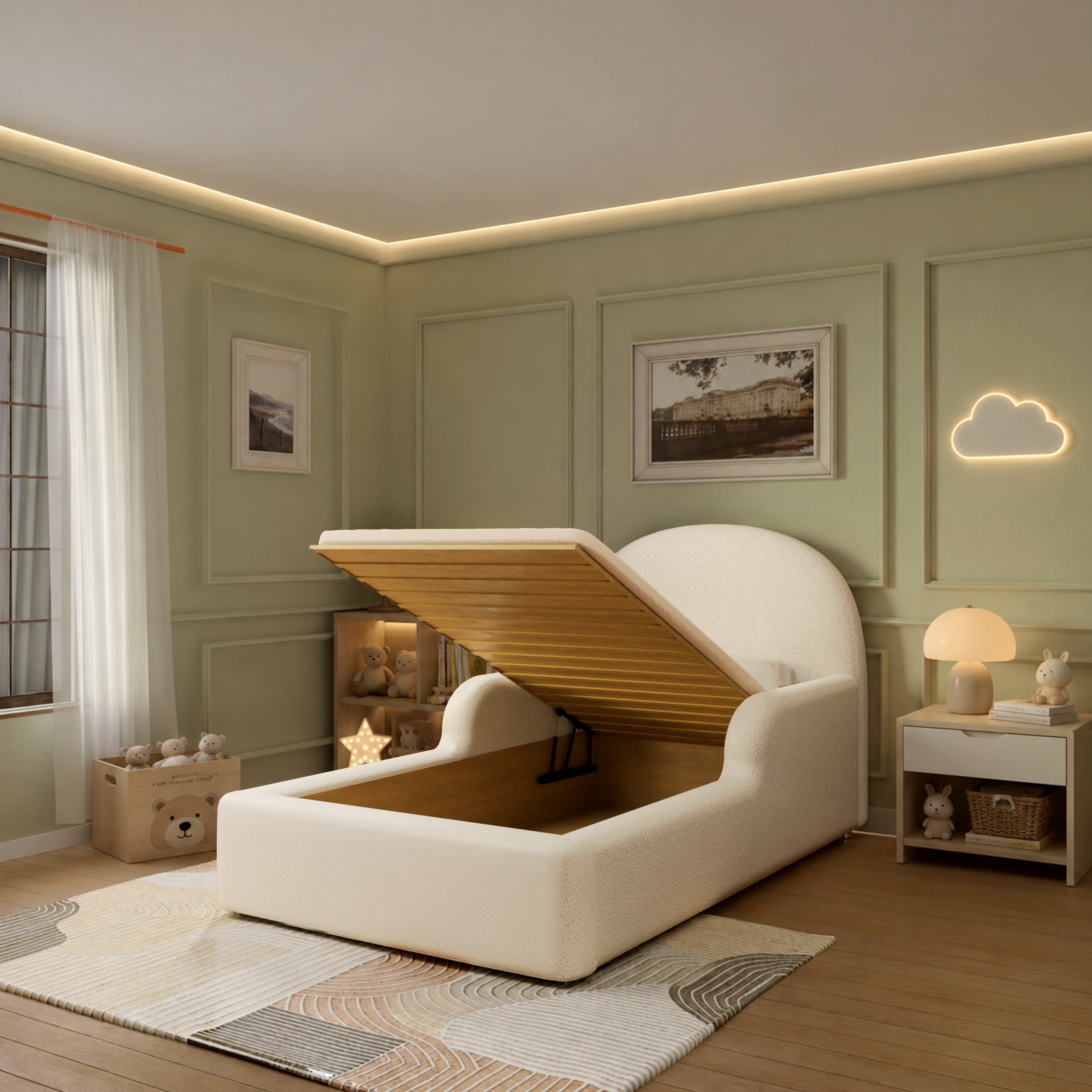 Kids Upholster Bed Frame (3)
