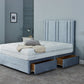 Dalton Divan Bed With 54" High Lined Headboard