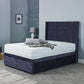 Loria Divan Ottoman With 54" Wing Headboard