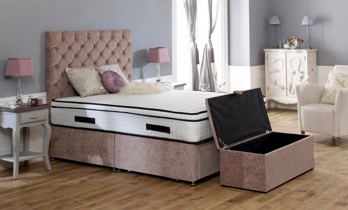 Monaco Divan With Headboard