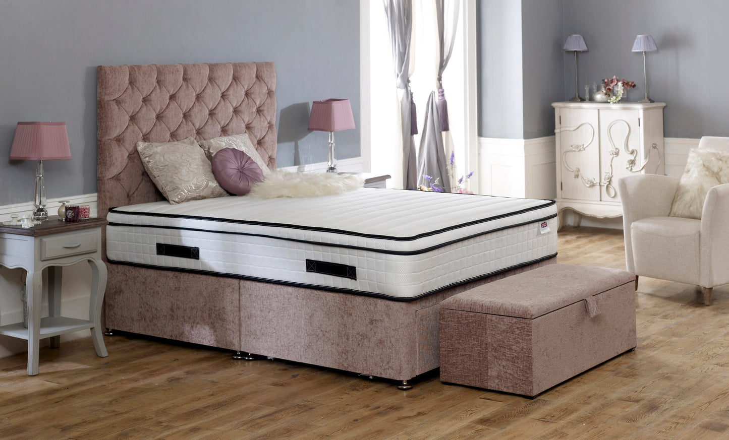 Monaco Divan With Headboard