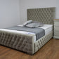 Romeo Fabric Bed Frame With Padded Sides