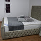 Romeo Fabric Bed Frame With Padded Sides