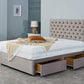 Vianna Divan Bed With Chesterfield Headboard