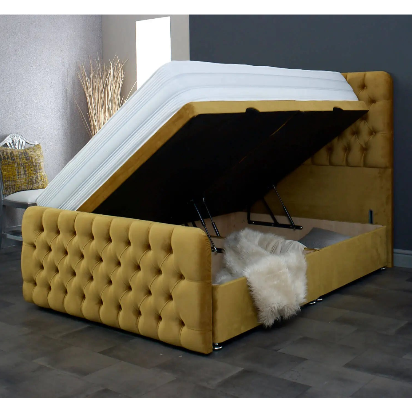 Colorado Side Lift Divan Ottoman Storage Bed